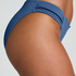 Figi bikini Scallop, Niebieski