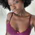 Biustonosz usztywniany z fiszbinami Rose, Fioletowy