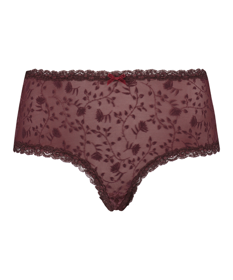 Brazyliany w kształcie litery V Curvy, Czerwony