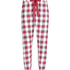 Twill Check Pyjama Pants, Czerwony