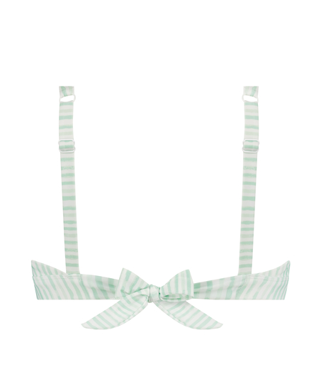 Biustonosz bikini bez wkładek Julia, Zielony