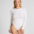 Bluzka z długim rękawem z miękkiej bawełny, Biały