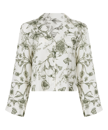 Top piżamowy Storylover, Biały