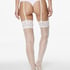 Stockings 15 Denier Lace, Biały