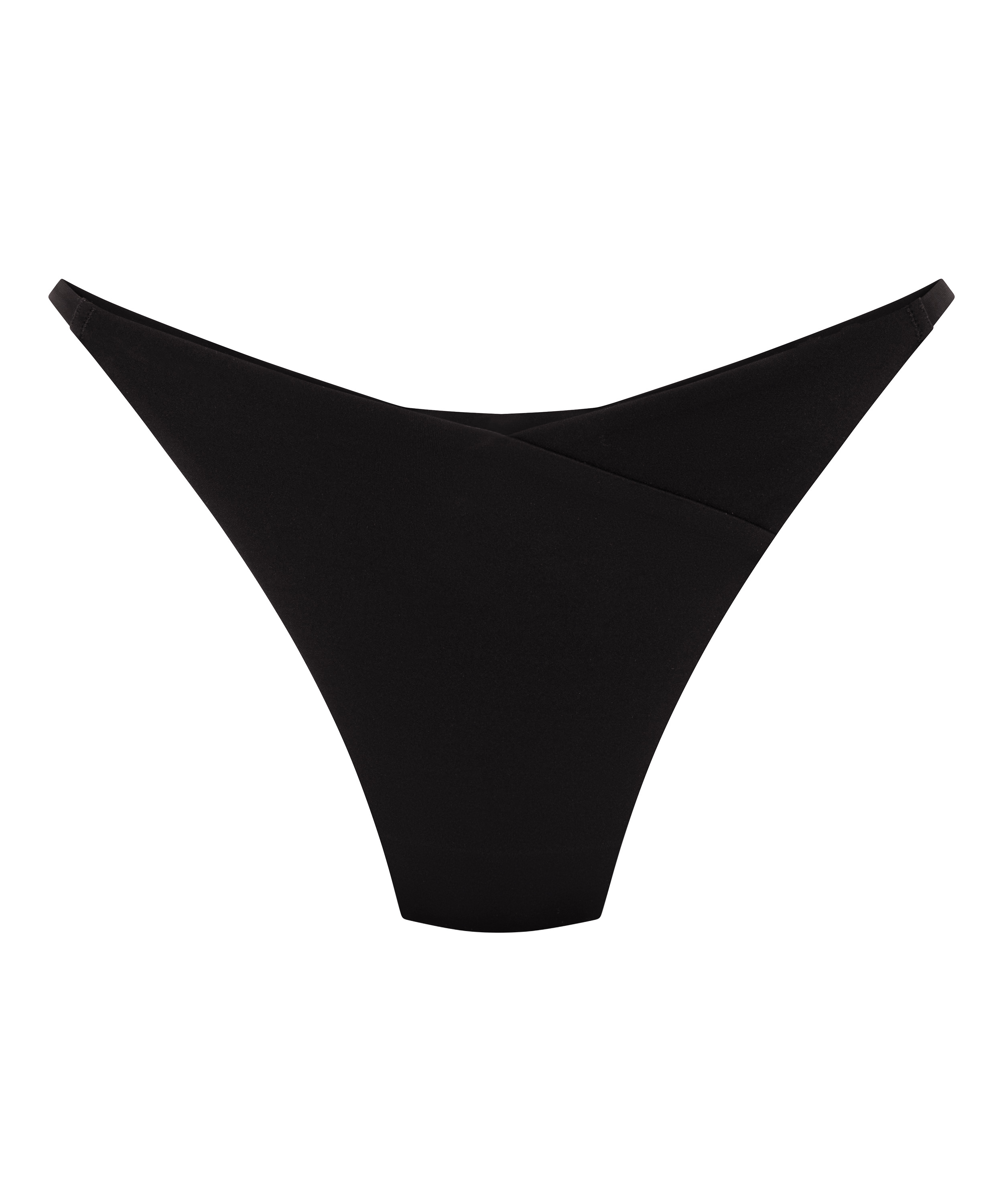 Stringi z wysoko wyciętymi nogawkami Vivianne, Czarny, main