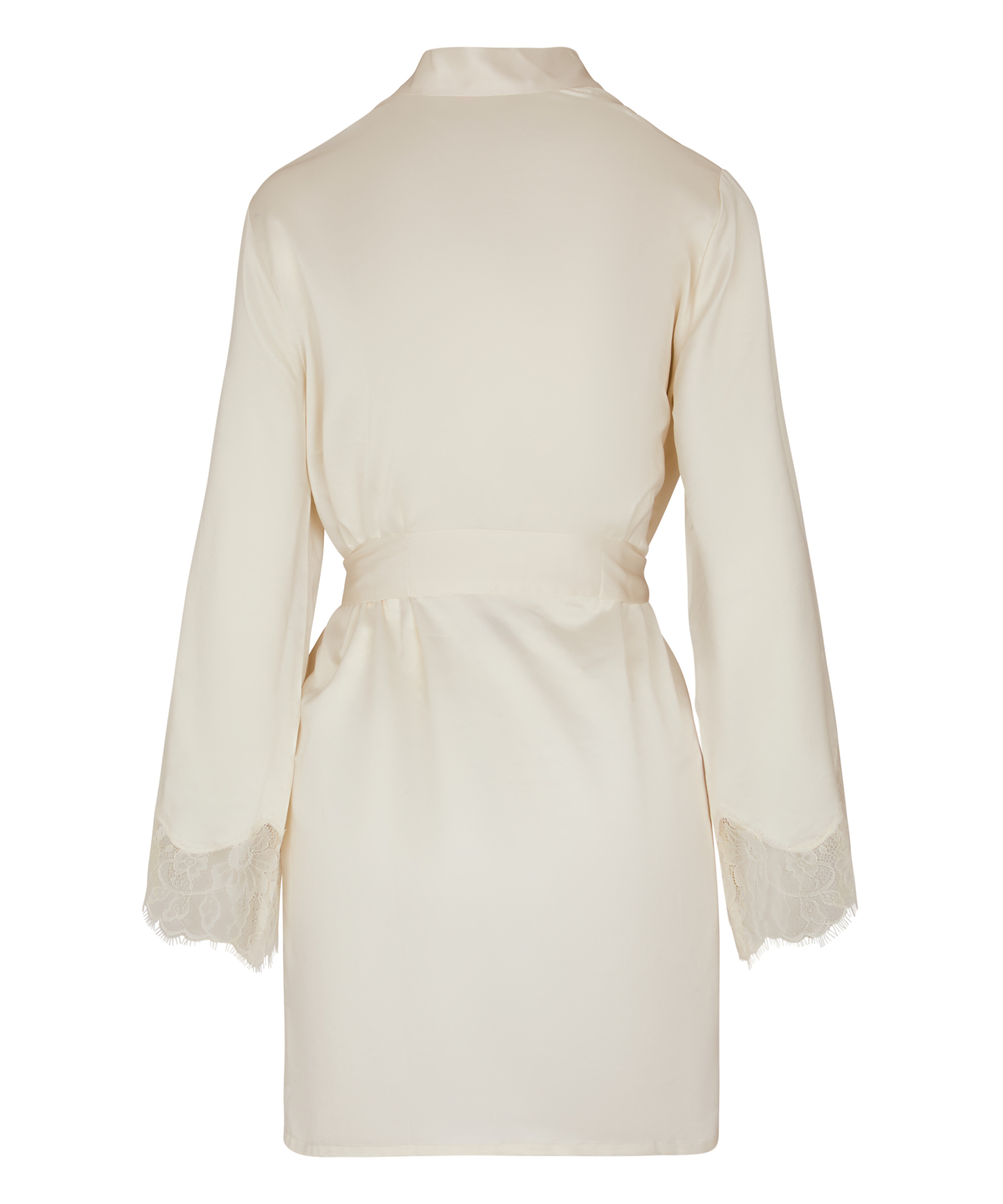 Satynowe kimono Valerie, Biały, main