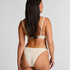 Majtki Bikini Crochet, Biały