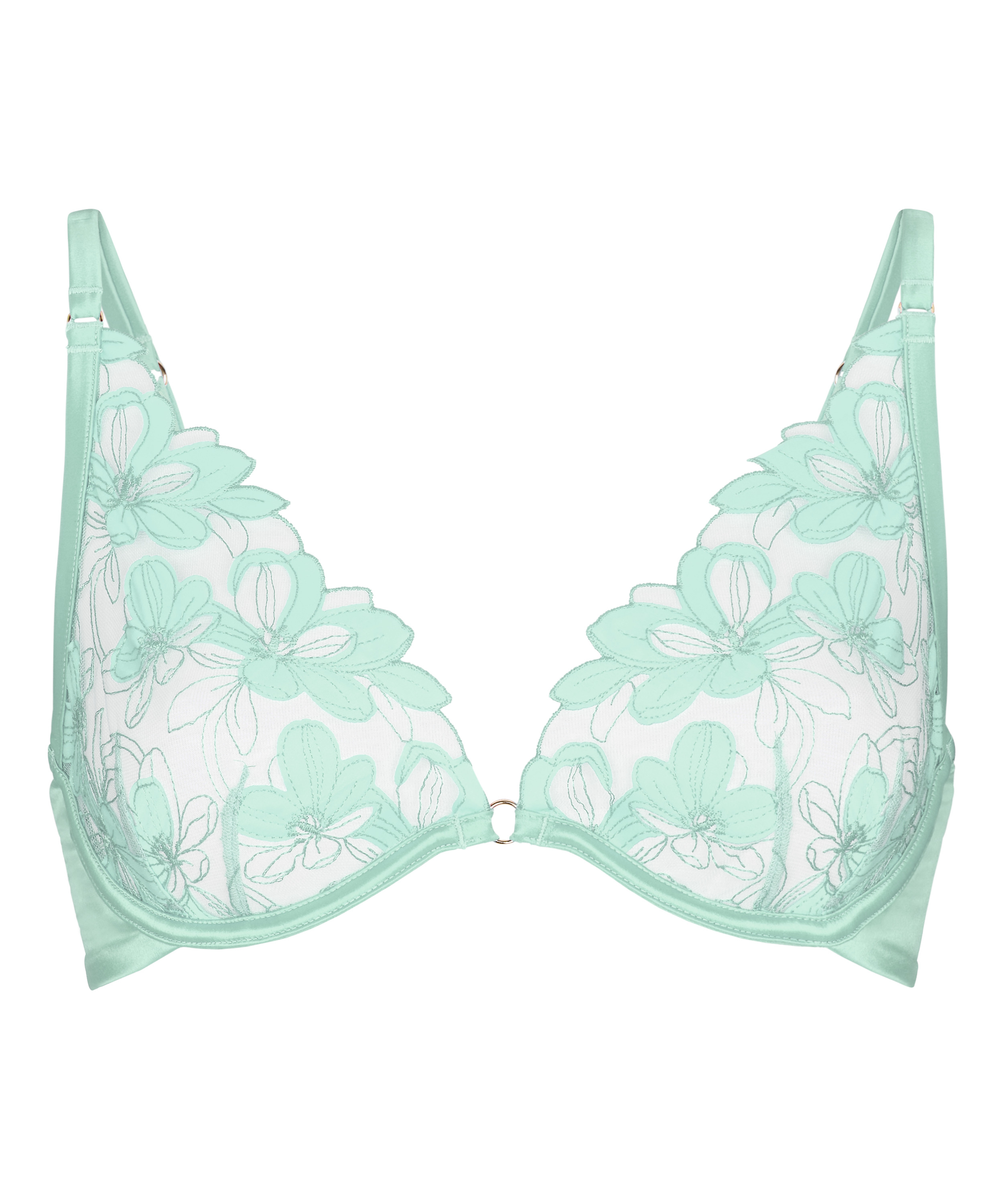 Stringi High Waisted Highleg Beatrice, Zielony, main