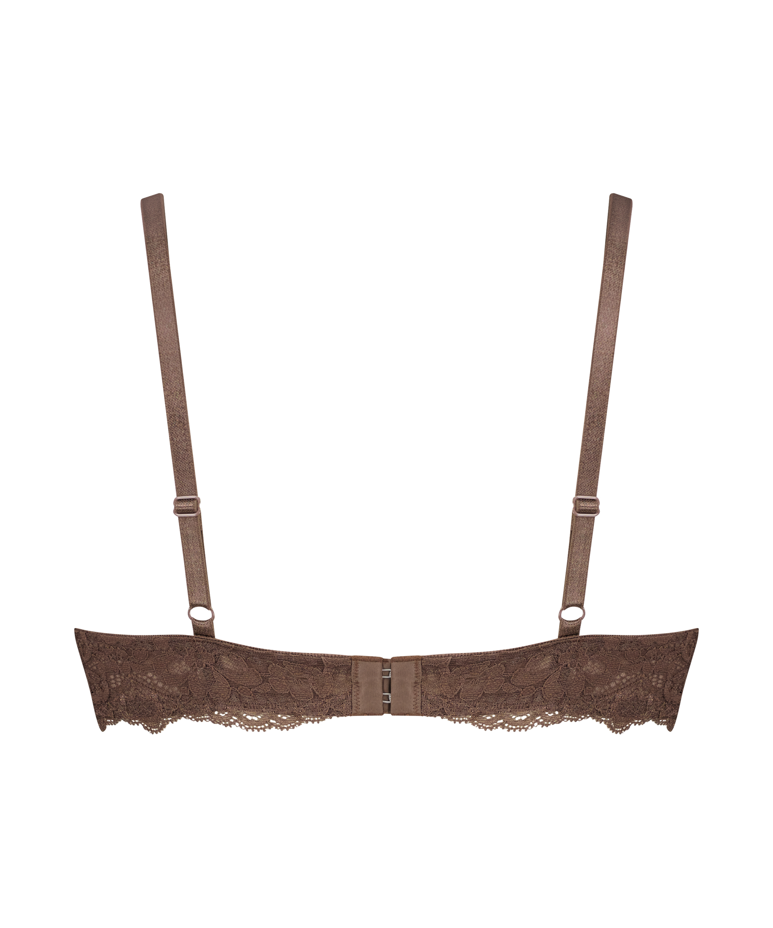 Biustonosz usztywniany z fiszbinami Marine, Brązowy, main