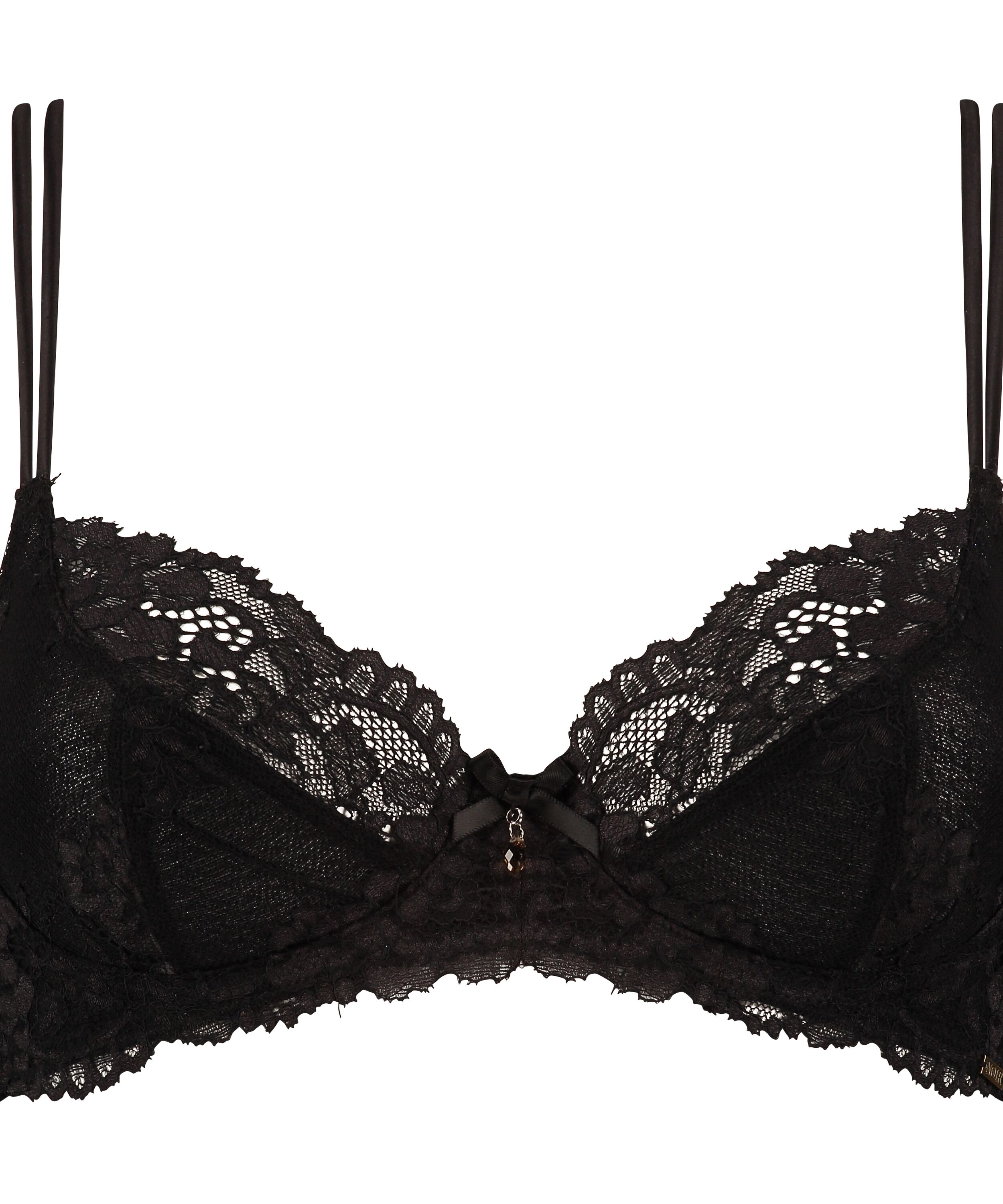 Non-padded underwired bra Jolie, Czarny