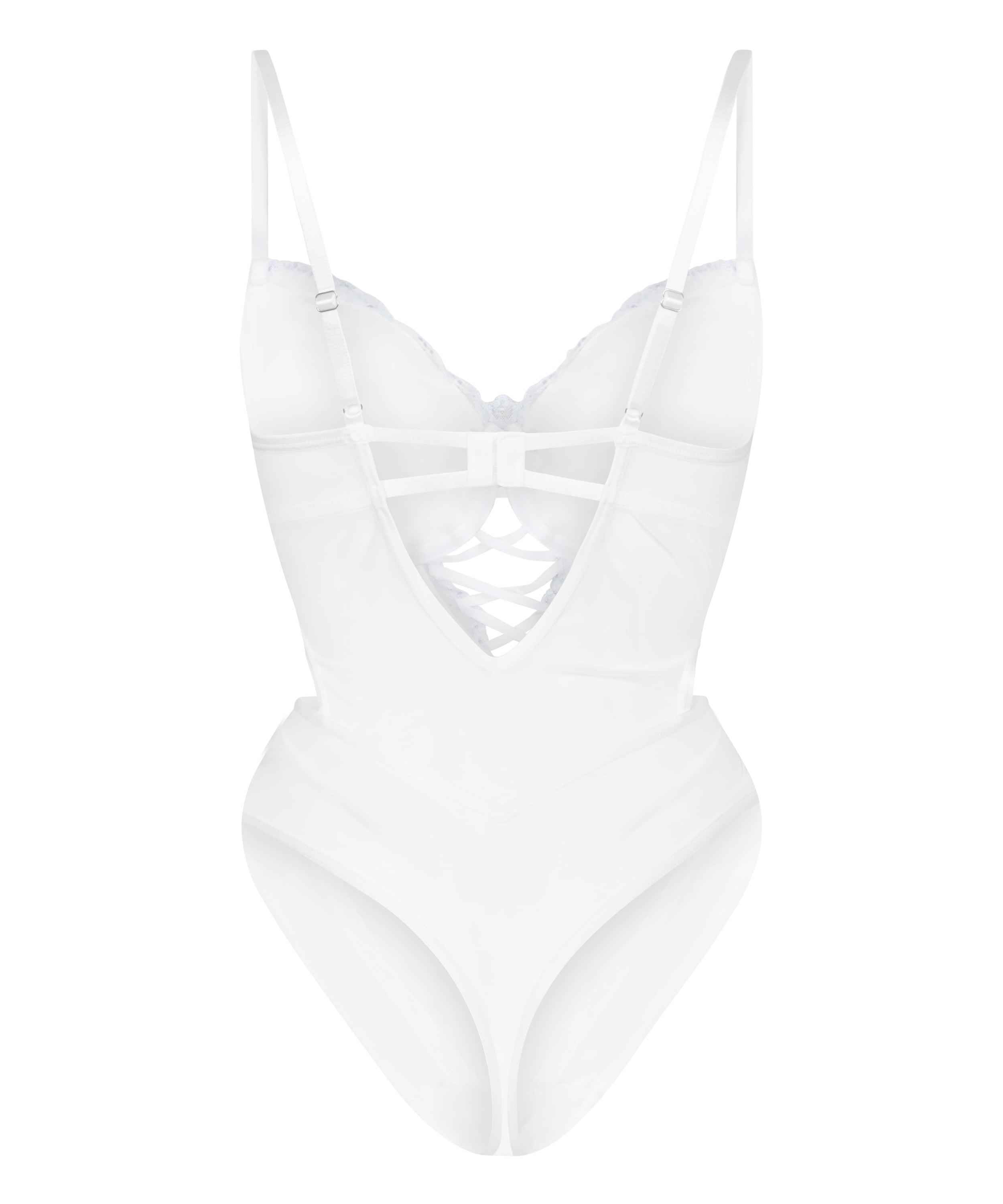 High Waisted Brazilian Miri, Biały, main
