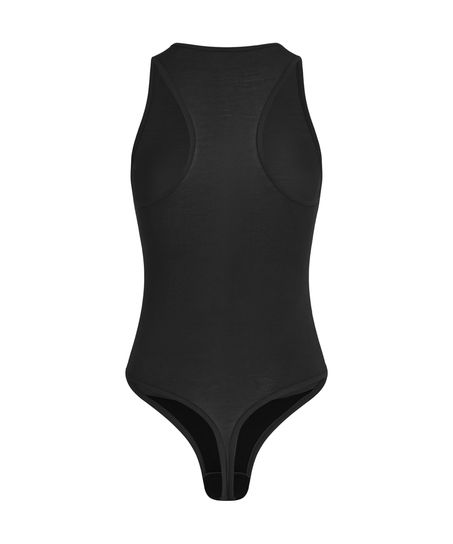 super miękka body z kaszmirem, Czarny