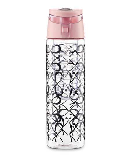 Branded Water bottle, Czarny