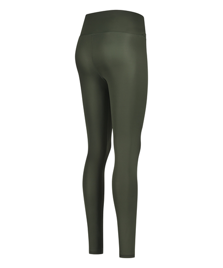 Legginsy z wysokim stanem, Zielony