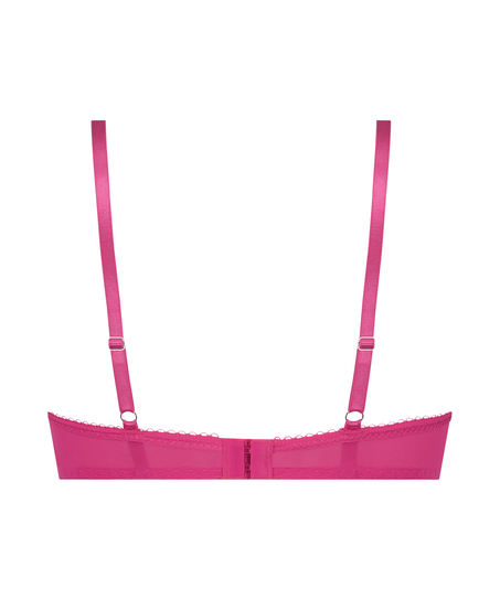 Biustonosz nieusztywniany z fiszbinami Anna, R&oacute;żowy