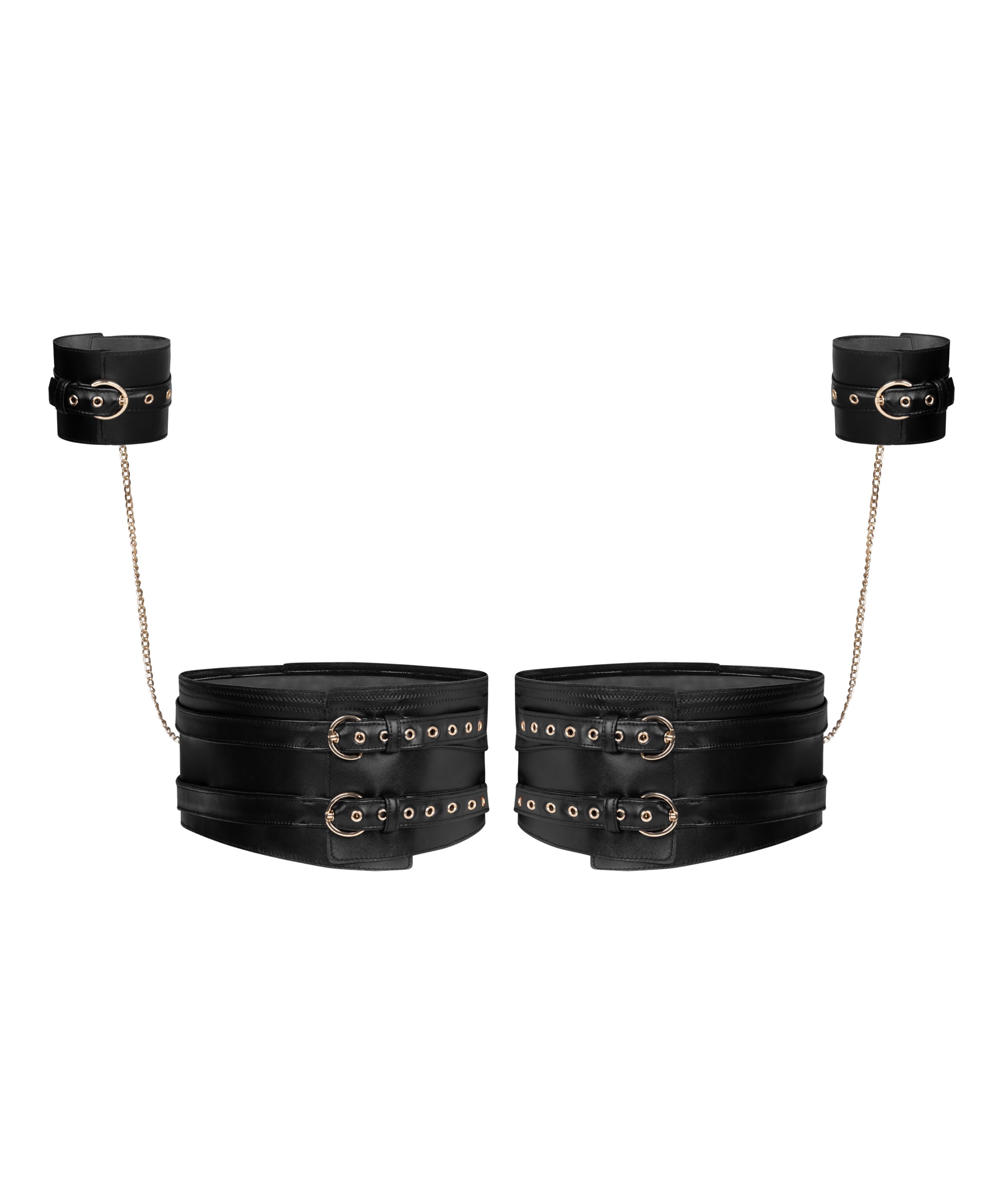 Kajdanki na nogi i ręce, Czarny, main