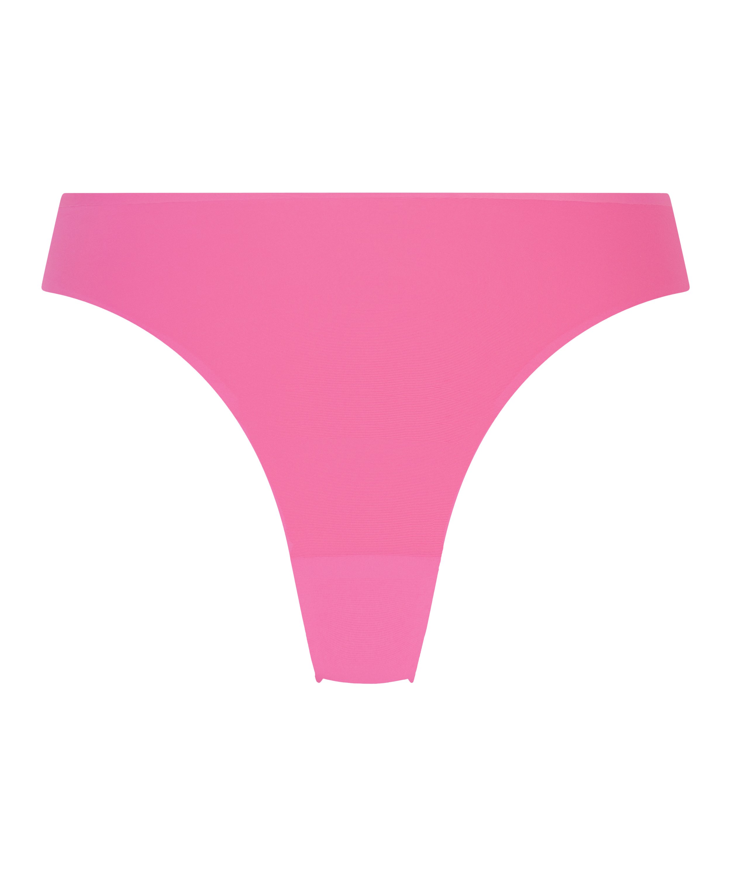 Niewidoczne pod ubraniem stringi z koronkowym tyłem, Różowy, main