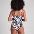 Str&oacute;j kąpielowy Mauritius typu bandeau, Czarny
