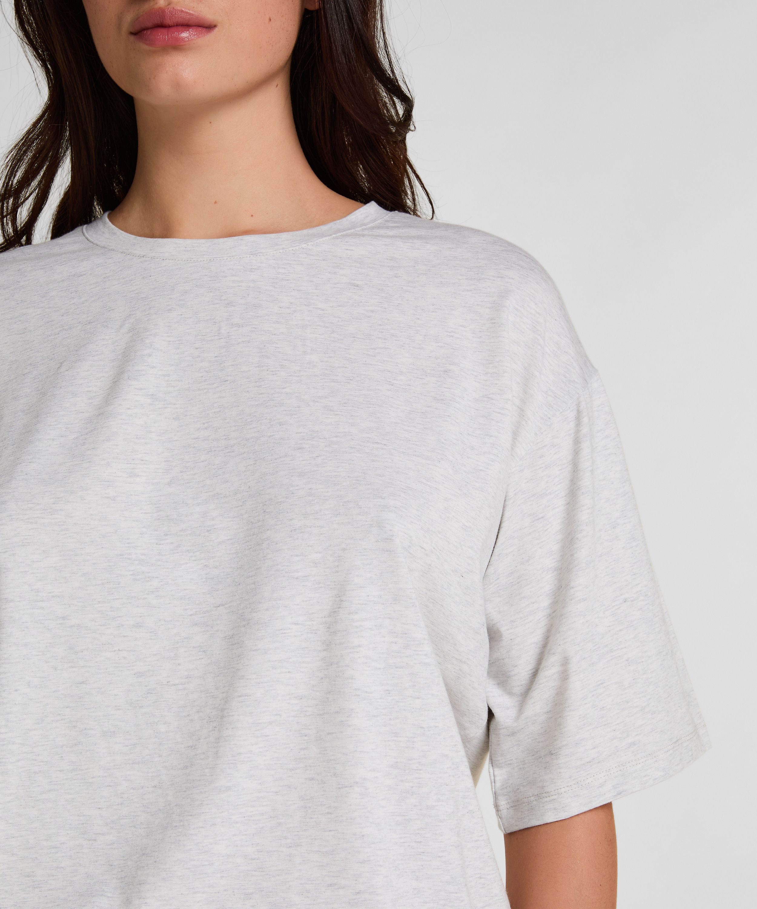Pyjama Top Loose, Szary, main