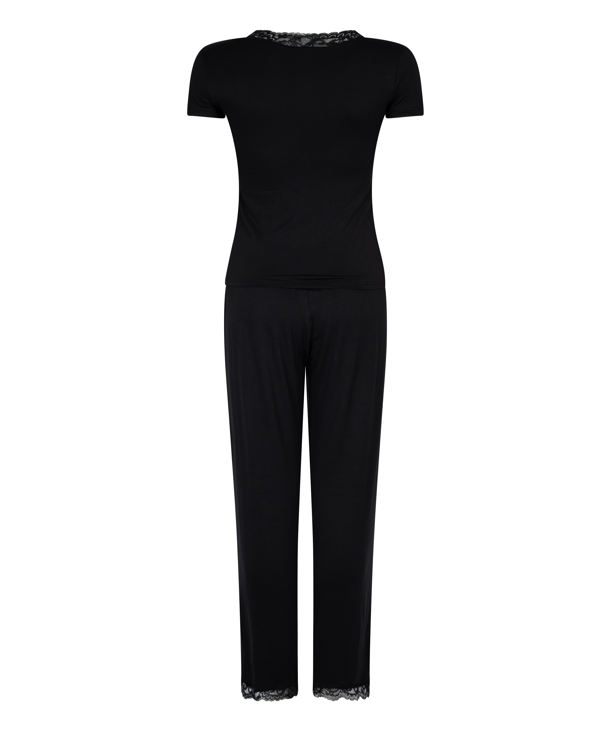 Komplet piżamowy Nanna, Czarny, main