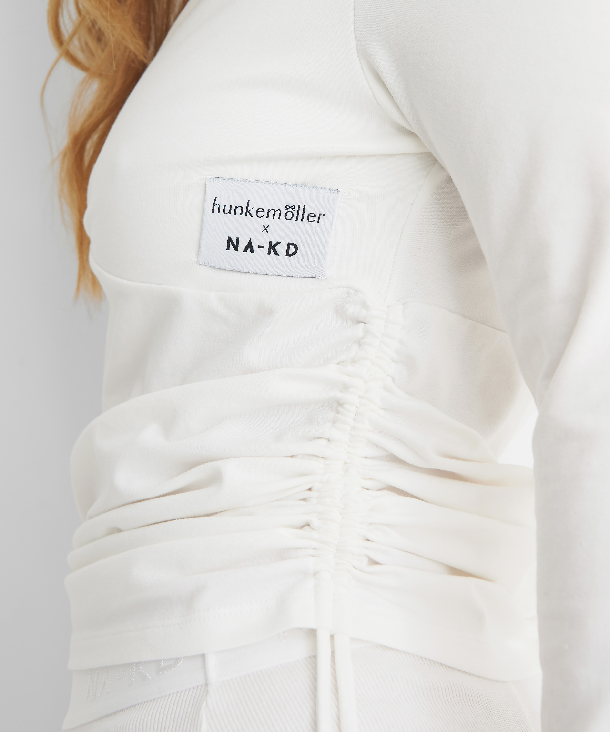 Top Xenia HKM x NA-KD, Biały, main