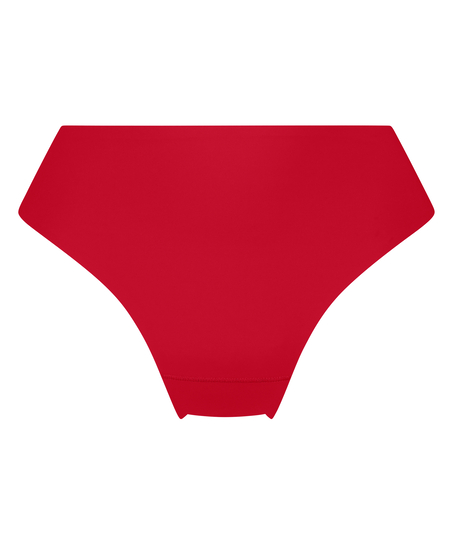 Tanga z wysokim stanem Smooth, Czerwony