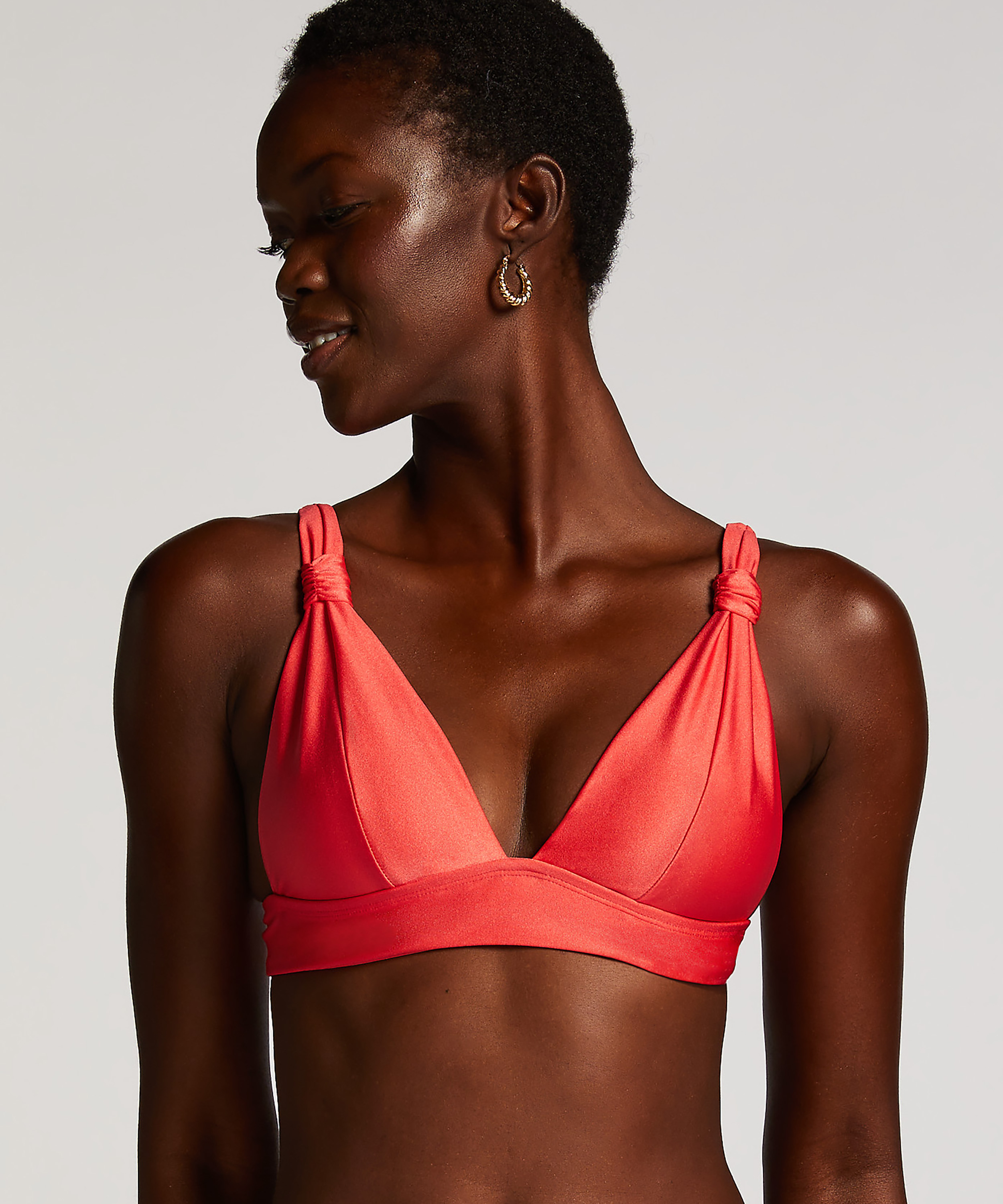 G&oacute;ra od bikini typu tr&oacute;jkąt Luxe, Czerwony, main