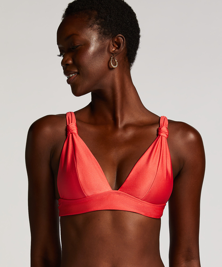 G&oacute;ra od bikini typu tr&oacute;jkąt Luxe, Czerwony