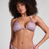 Tr&oacute;jkątny top od bikini Cali, R&oacute;żowy