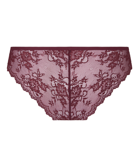 Brazyliany Lace Back, Fioletowy