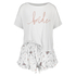 Bridal Short Pyjama Set, Biały