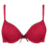 Padded underwired push-up bra Giselle, Czerwony