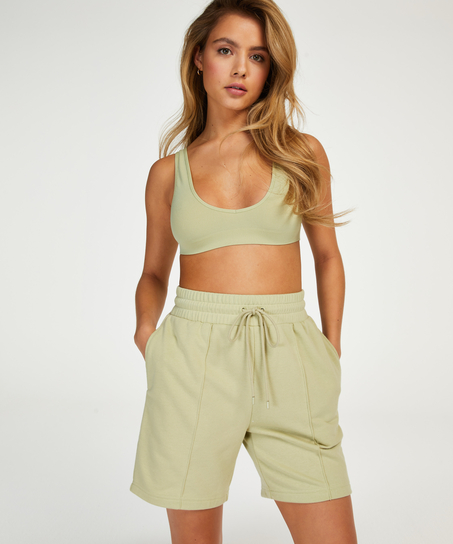 Przytulne bermudy, Zielony