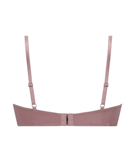 Biustonosz usztywniany z fiszbinami Plunge, Fioletowy