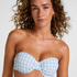 Usztywniany Biustonosz Bikini z Fiszbinami Amalfi, Niebieski