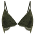 Tr&oacute;jkątny biustonosz bralette Amara, Zielony