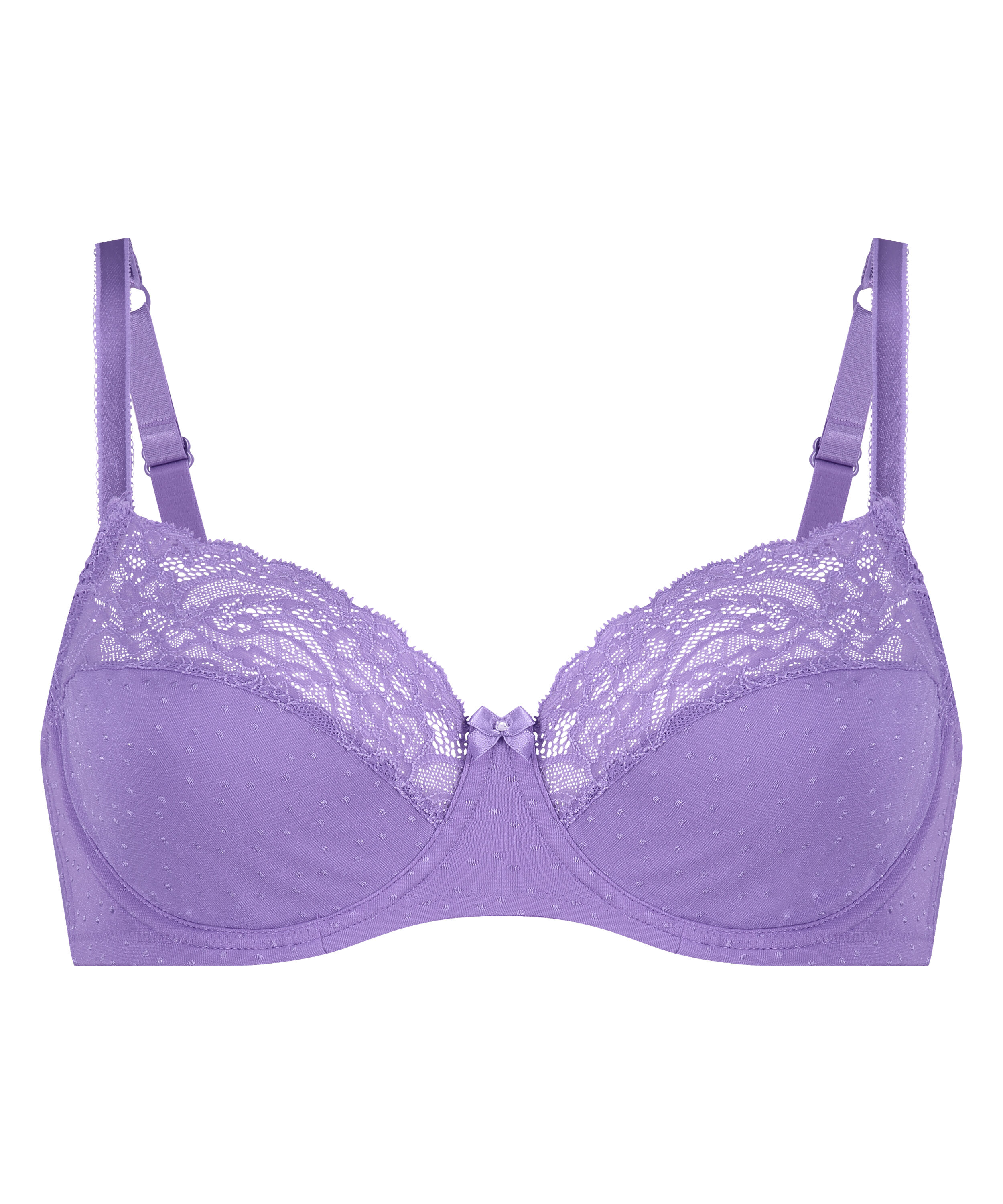 Biustonosz nieusztywniany z fiszbinami Sophie, Fioletowy