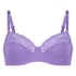 Biustonosz nieusztywniany z fiszbinami Sophie, Fioletowy