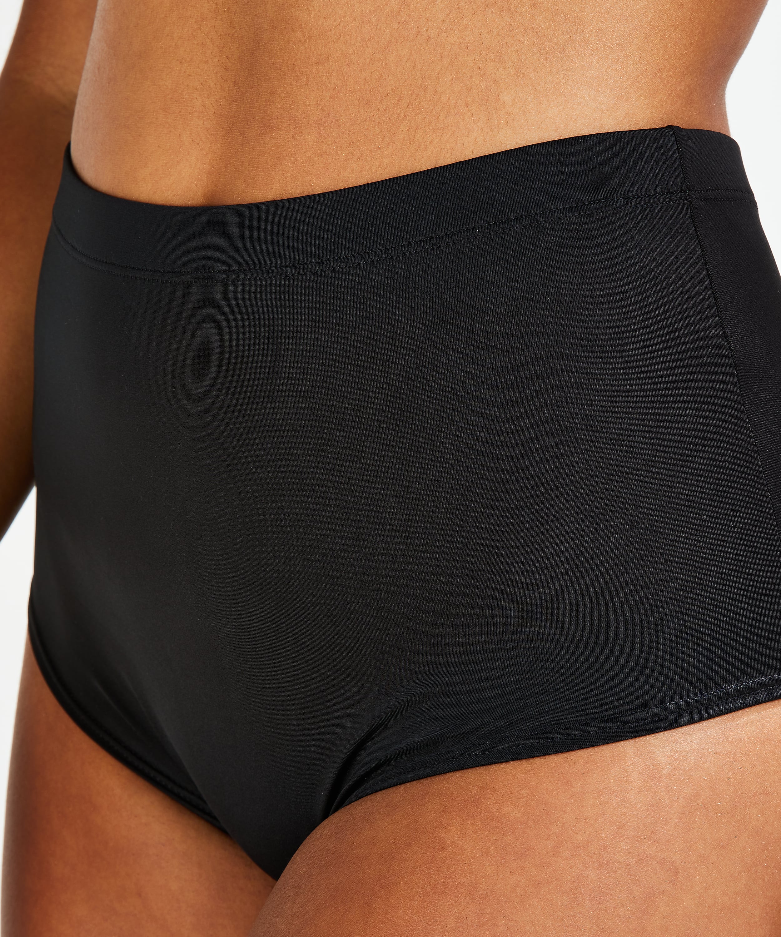 Bokserki od bikini basic, Czarny, main