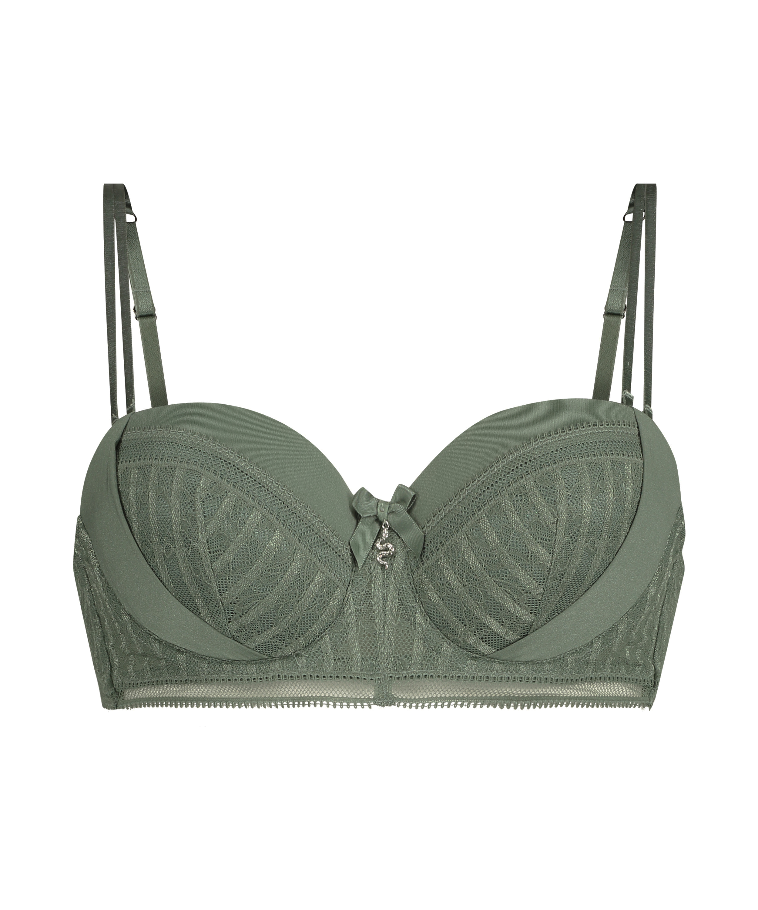 Kriss padded strapless underwired bra I AM Danielle, Zielony, main