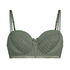 Kriss padded strapless underwired bra I AM Danielle, Zielony