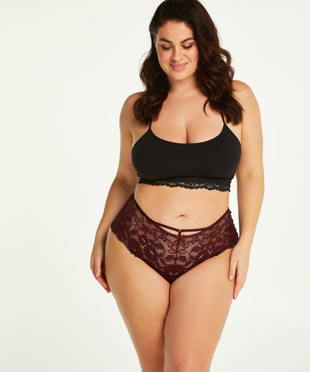 Bokserki stringi Curvy Jolie, Czerwony