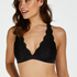 Halter racerback bralette, Czarny