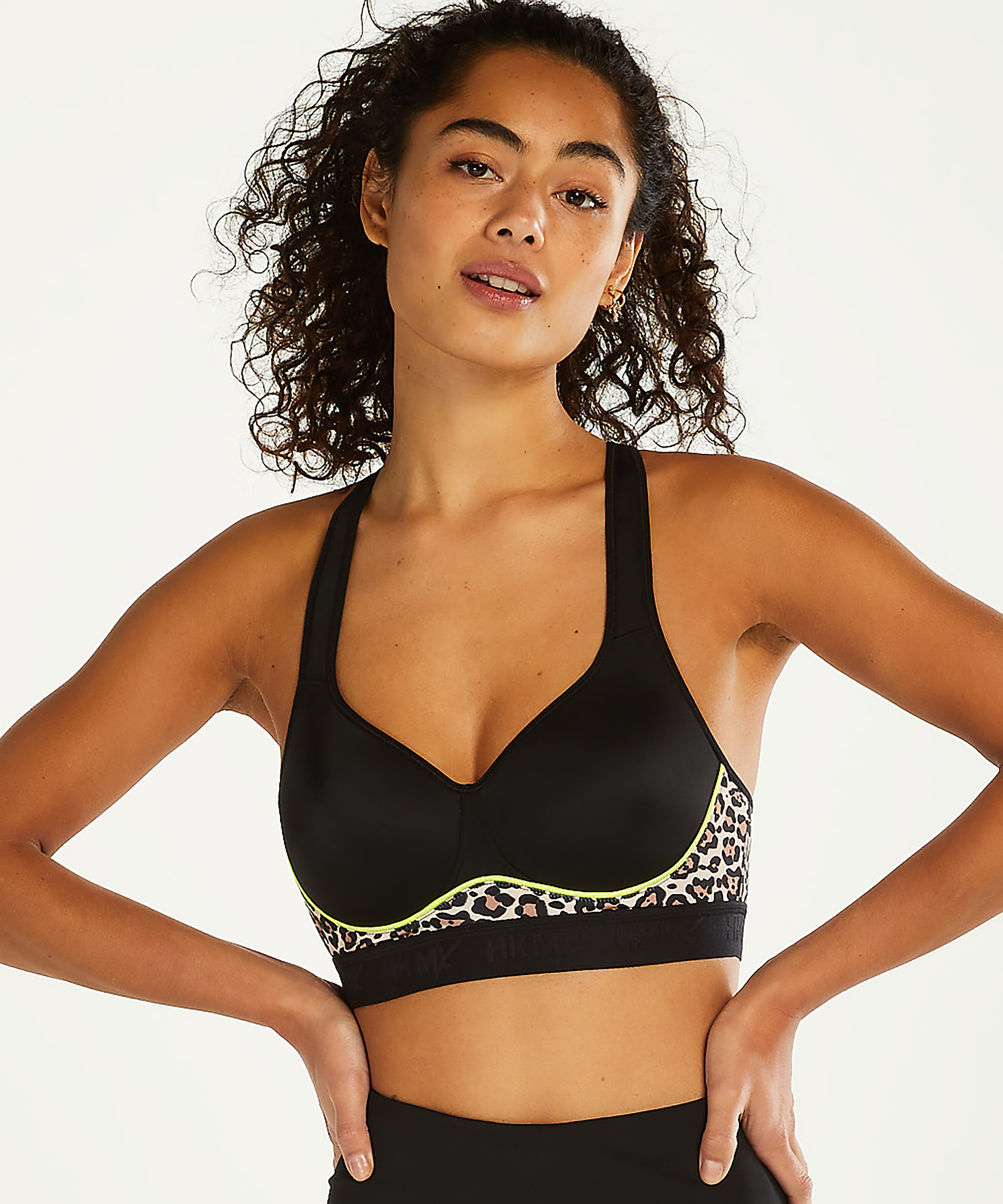 Biustonosz sportowy HKMX All Star Level 2, Czarny, main