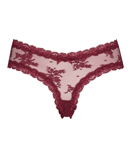 Brazyliany V-shape Mesh, Czerwony