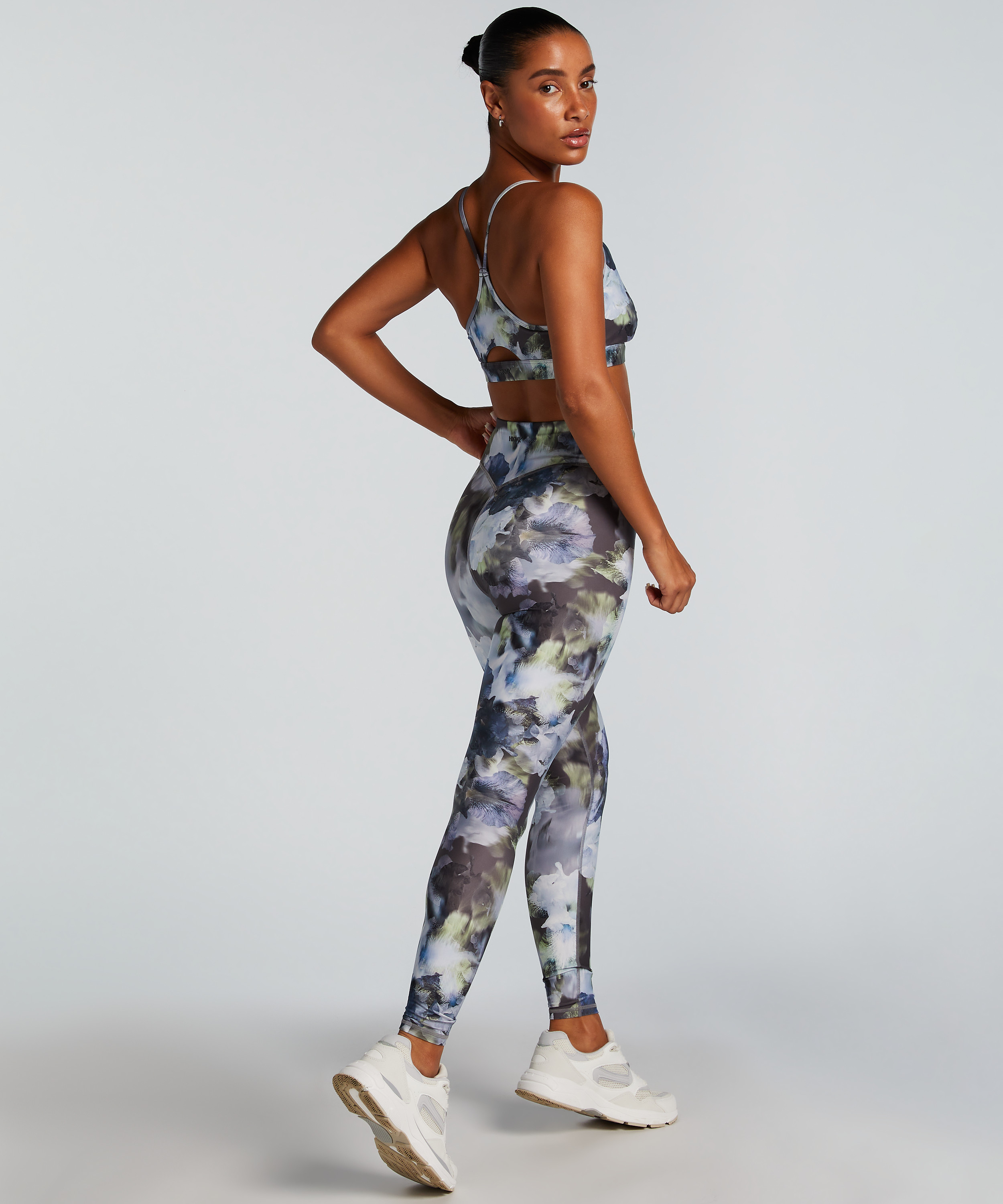 HKMX Legginsy z wysokim stanem, Szary, main