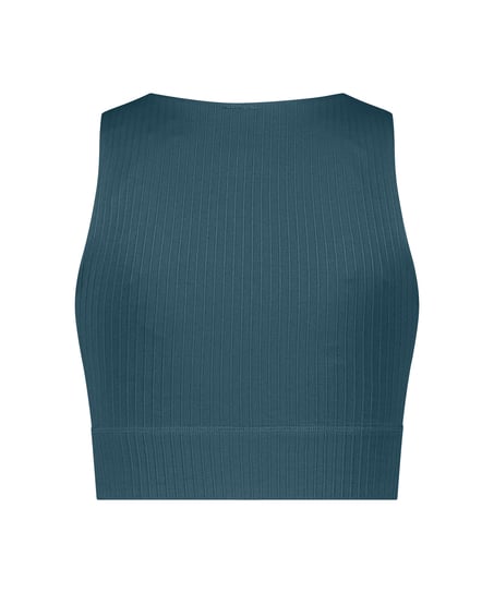 Biustonosz sportowy bezszwowy HKMX Zebra, Zielony