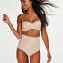 Sculpting scallop high waisted thong - Level 3, Beżowy