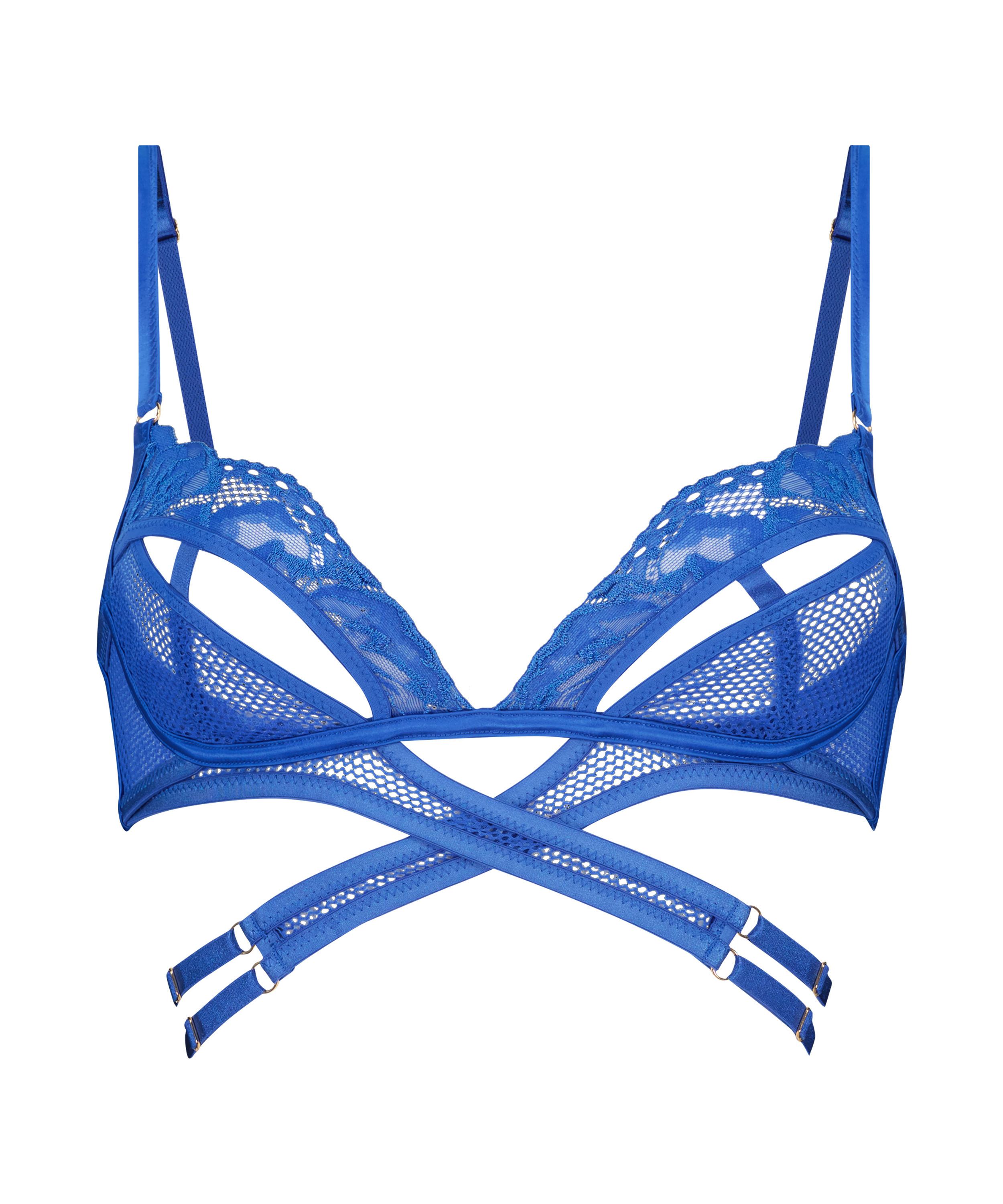 Biustonosz bralette Pleasure, Niebieski, main