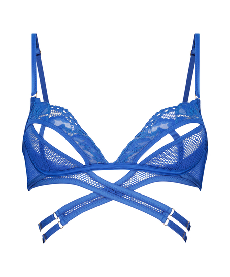 Biustonosz bralette Pleasure, Niebieski